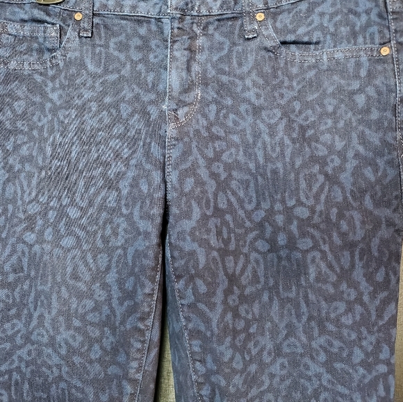 Gap 1969 Women’s Blue Skinny Jeans Animal Print - 29 - Picture 6 of 8